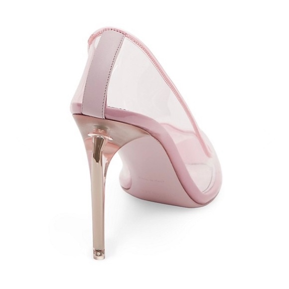 GIVENCHY Light Pink PVC Stiletto Point Toe Heels size 8